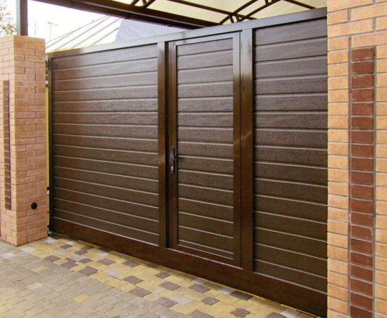 Ворота с калиткой в Георгиевске