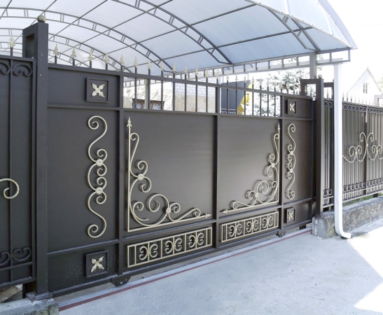 Металлические ворота в Георгиевске