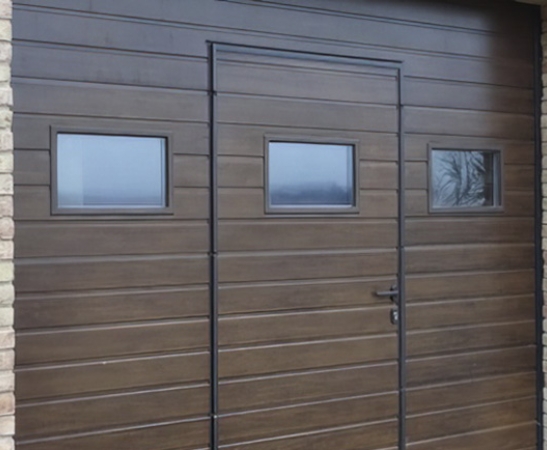 Ворота с окнами в Георгиевске