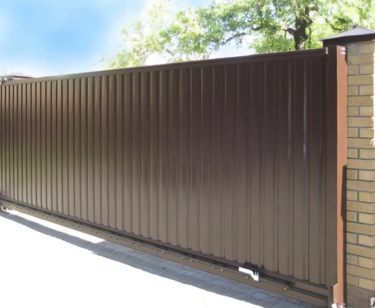 Ворота из профнастила в Георгиевске